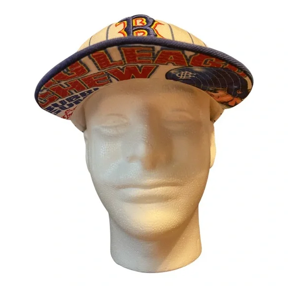 Boston Red Sox New Era White/Navy MLB Big League Chew Original Snapback YT- NWOT - Picture 2 of 8